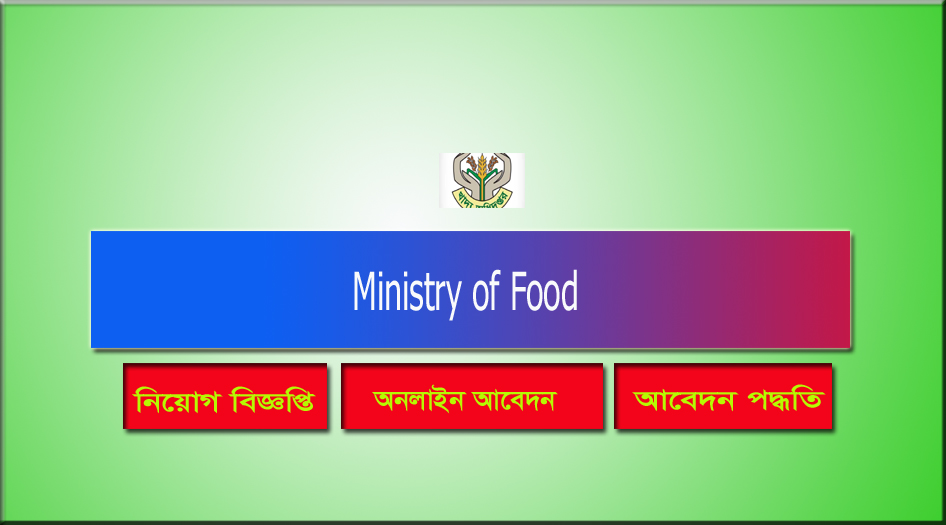 Ministry of Food Job Circular 2021
